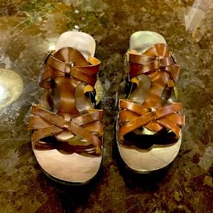 Imozioni leather sandals, euro size 40